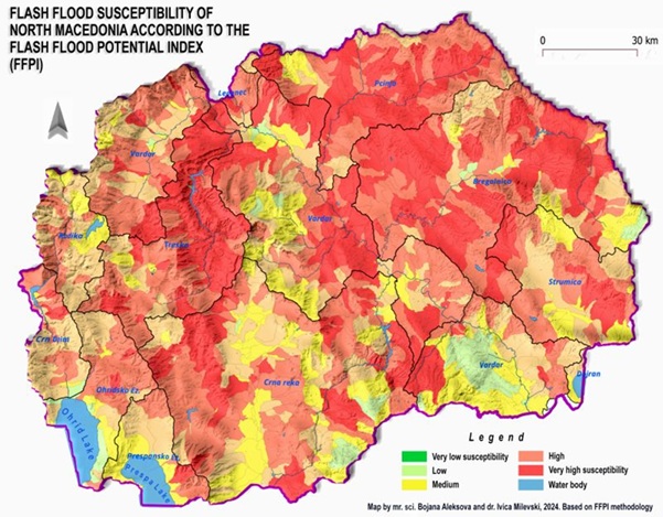 Карта урбан флоодс